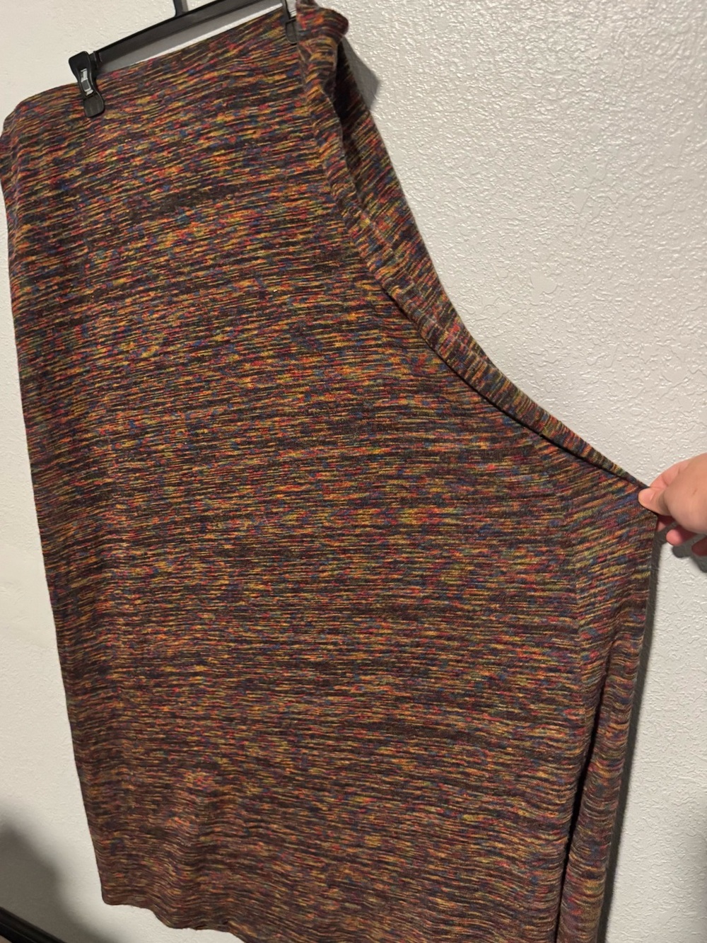 John paul Richard Multi-Color Space-Dyed Knit Midi Skirt